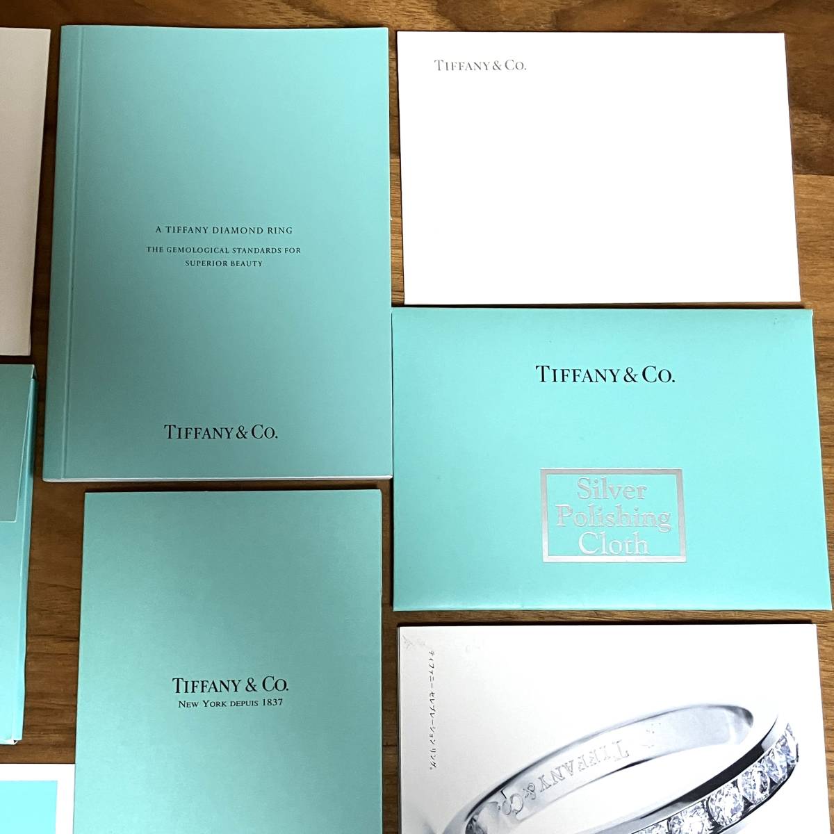 Tiffany&Co. ティファニー 付属品 10点 セット まとめ売り ペン用小物 クロス 冊子 封筒 保存袋 冊子 ケース カード ジュエリーカタログ_画像5