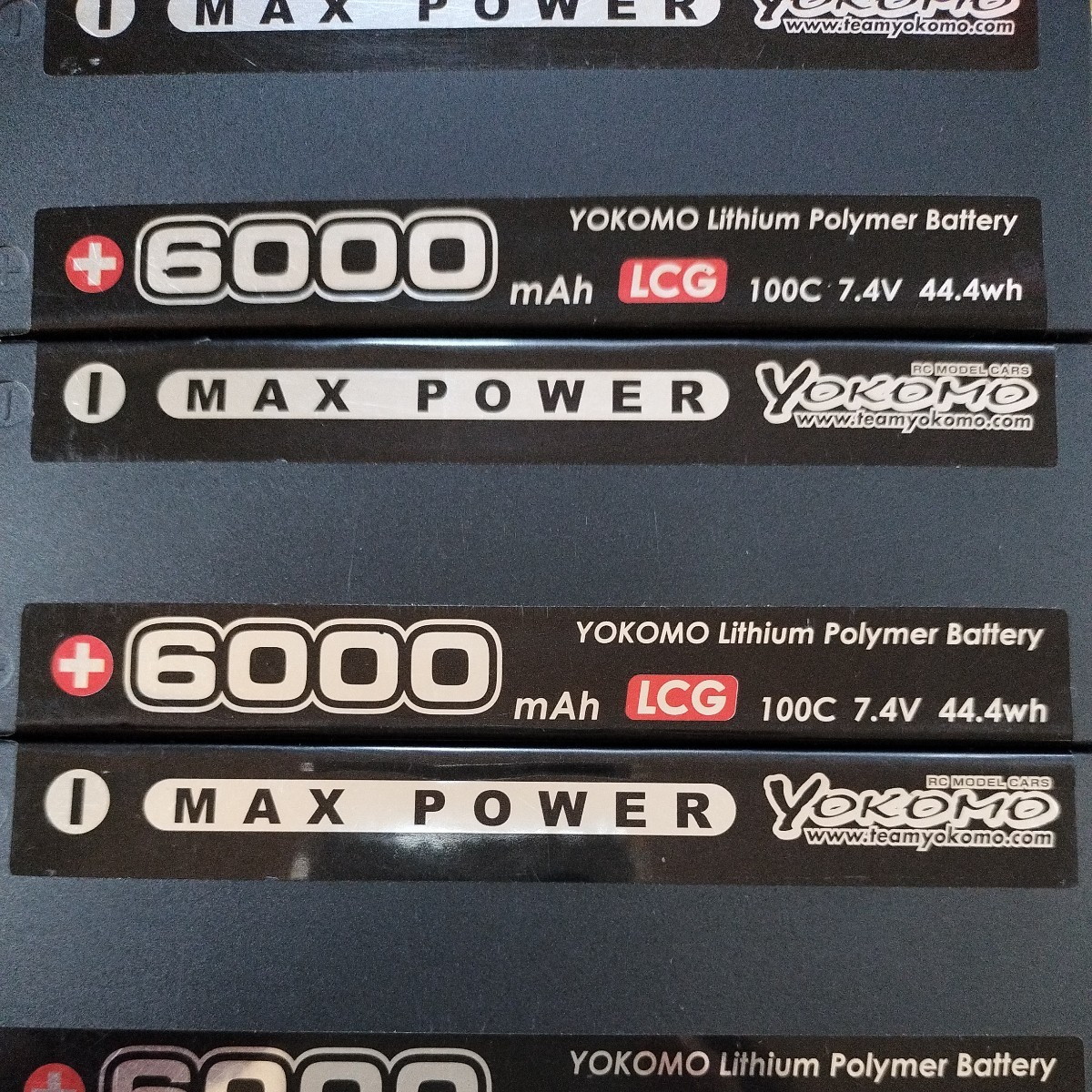 YOKOMO ヨコモ MAX POWER 7.4V　44.4wh リポバッテリー 100C LCG 6000mAh ３本セット　ツーリングカー　ドリフト　ラジコン 練習等に_画像10