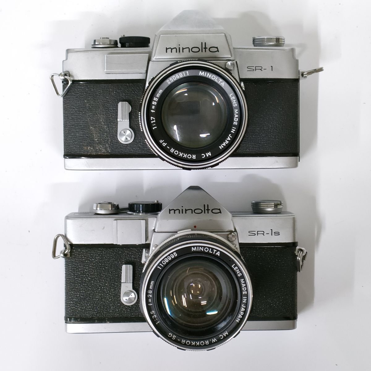 Minolta SR101 , SR-1s , SRT101 + レンズ 3.5/28 , 1.7/50 , 1.4/58 他 MF一眼レフ 8点セット まとめ ●ジャンク品 [8230TMC]_画像3