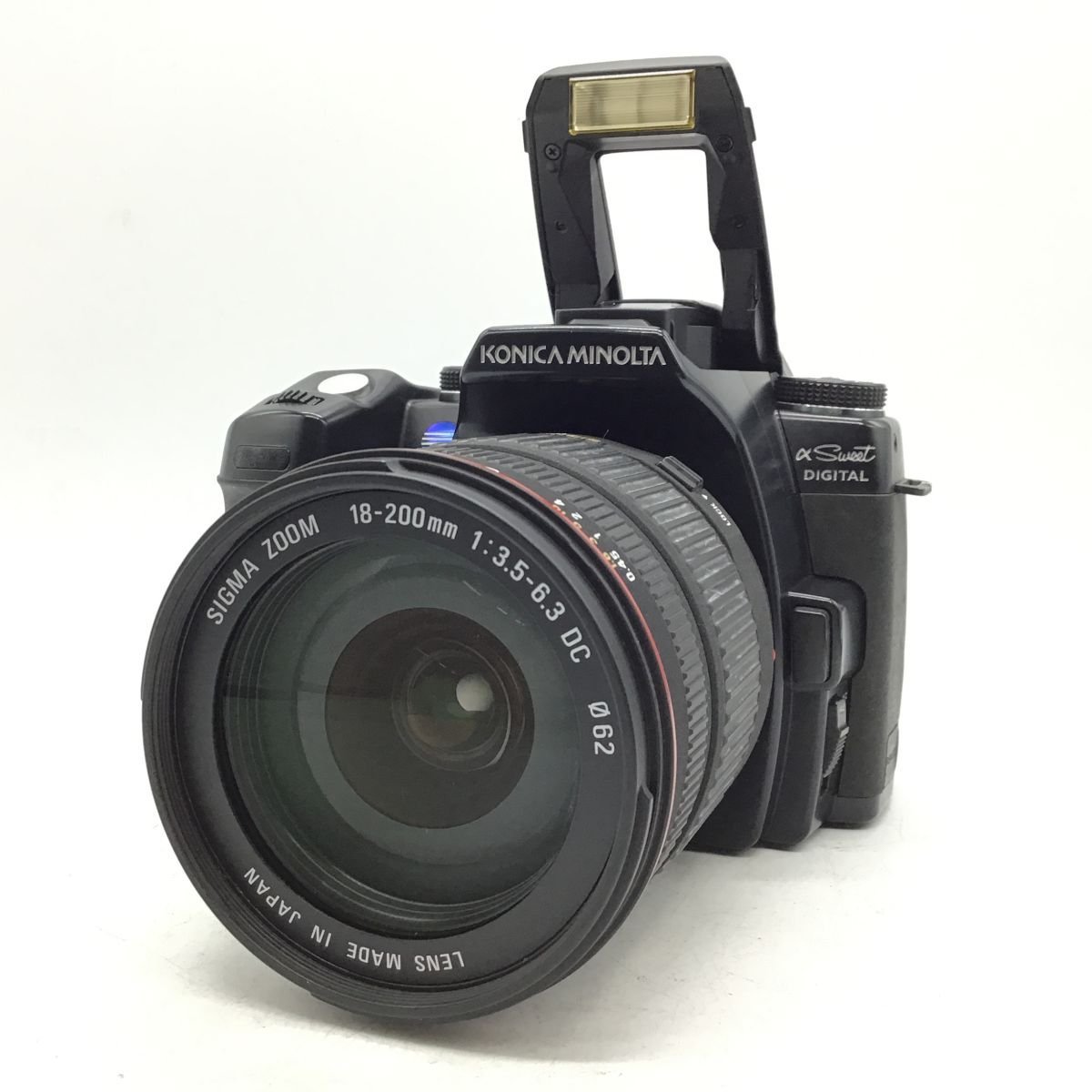 カメラ Konica α Sweet DIGITAL DG-5D Black / SIGMA ZOOM 18-200mm f3.5-6.3 DC 一眼レフ セット品 現状品 [6711KC]_画像1