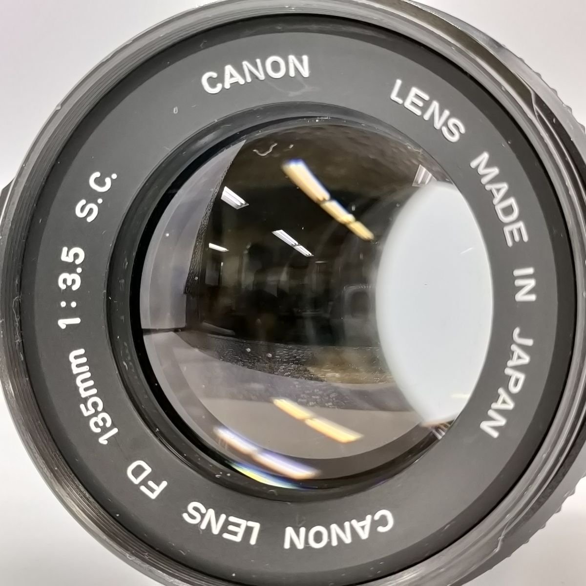 カメラ Canon FD 135mm 1:3.5 S.C. 一眼レフ レンズ 現状品 [7226KC]_画像2