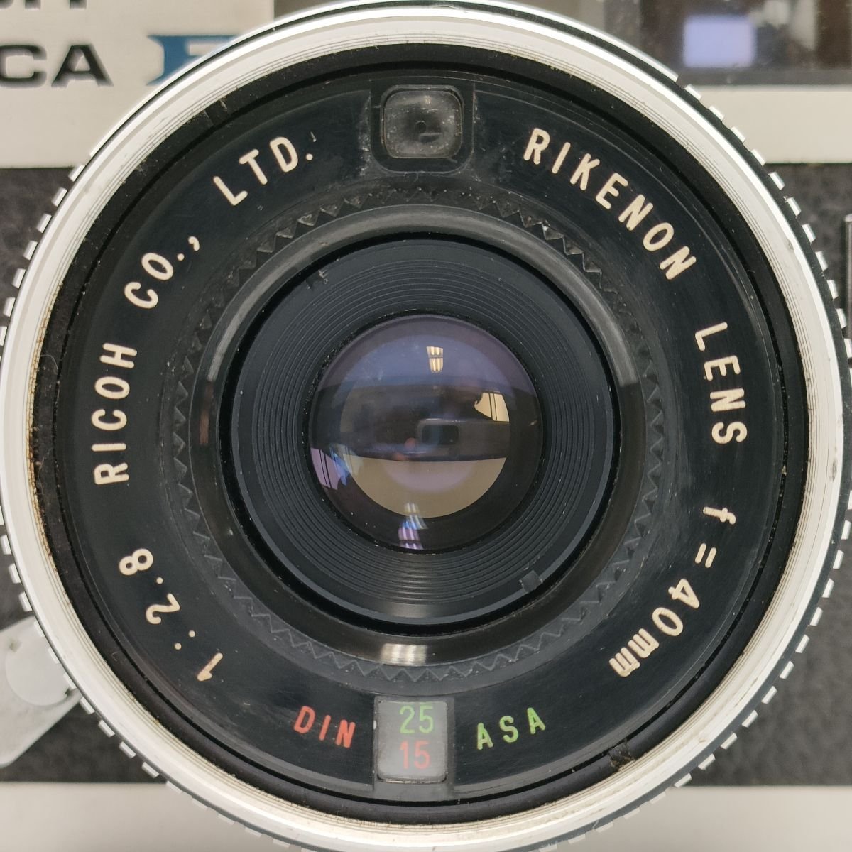カメラ Ricoh ELNICA F f=40m 1:2.8 一眼レフ セット品 ジャンク品 [7238KC]_画像2