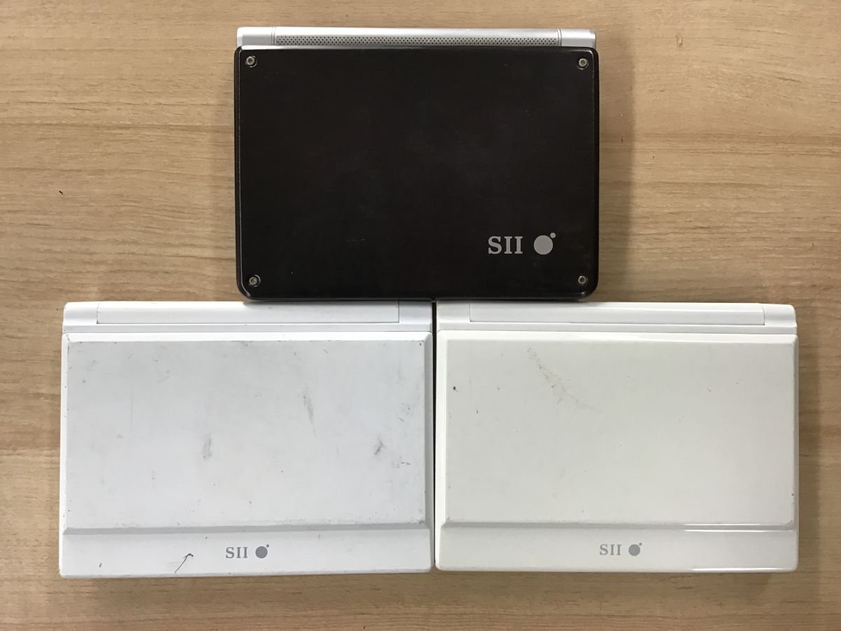 SII SR-A1000 SL903X SL902X 電子辞書 SII シルカRED セイコーインスツル 医療従事者 3点セット◆ジャンク品 [2634W]_画像5