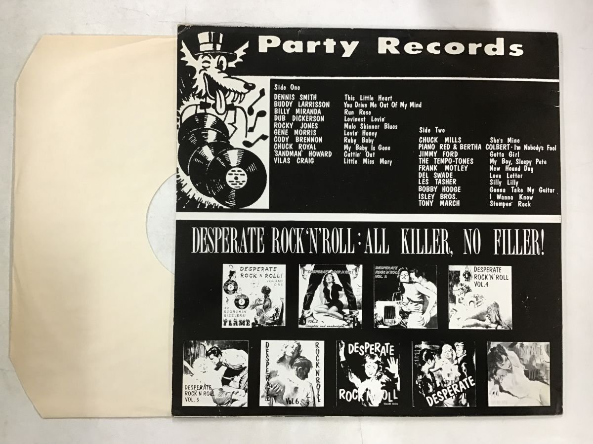 LP / V.A(DENNIS SMITH/BUDDY LARRISSON) / DESPERATE ROCK N ROLL VOL 10 / UK盤 [0975RR]_画像2