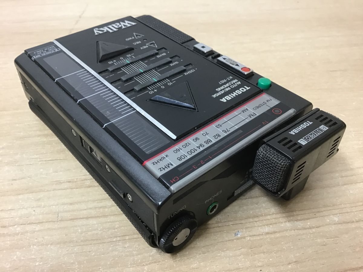 Walky KT-RS7 カセットレコーダー ジャンク TOSHIBA KT-RS7 Toshiba Walky Mike attaching portable