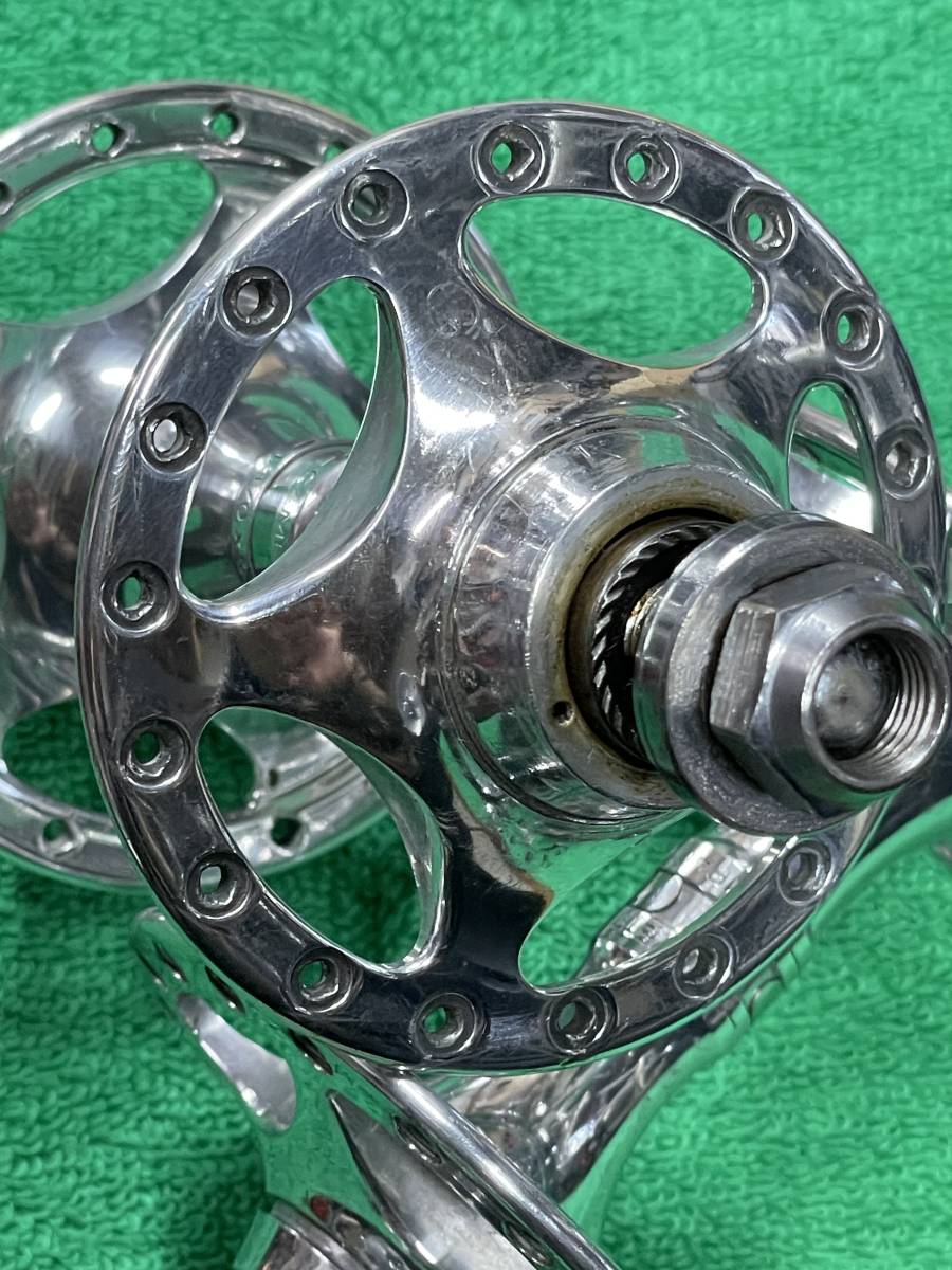 CAMPAGNOLO C Record NJS刻印　pista hub 36H FRセット_画像1