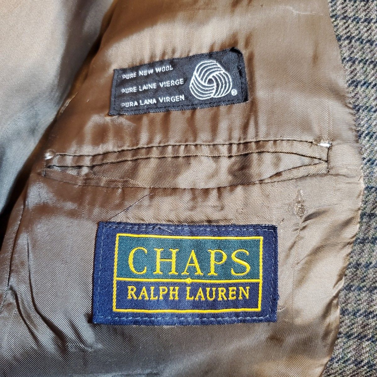 80s ラルフローレン CHAPS カナダ製 テーラードジャケット