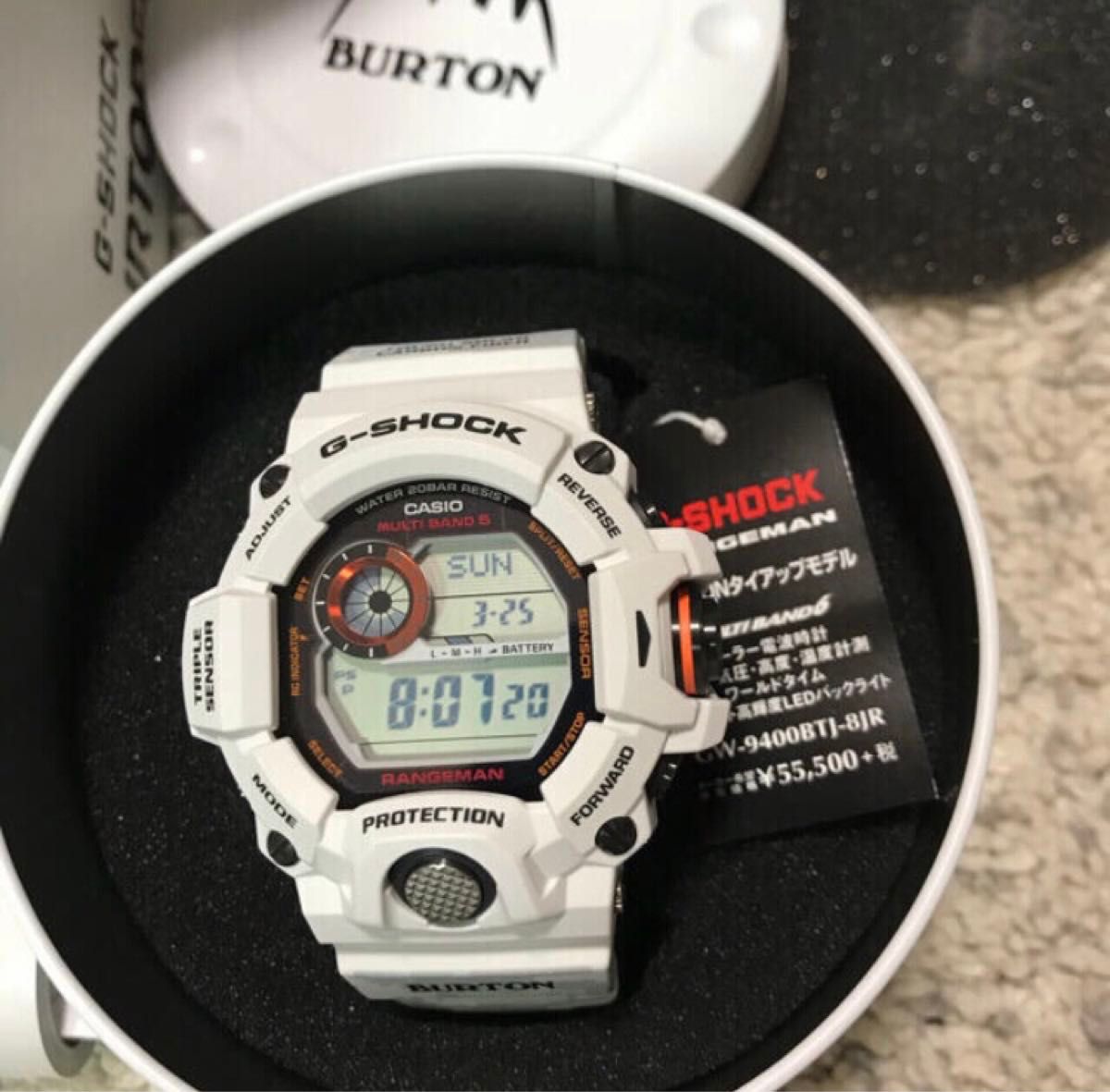 新品タグ付き　G-SHOCK RANGE MAN GW-9400BTJ-8JR BURTON