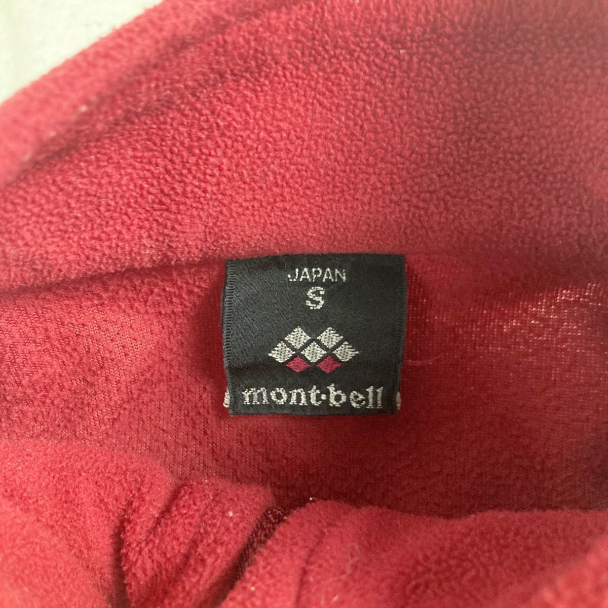 mont-bell モンベル シャミース ジャケット スタンドカラー フリース スタンドカラー トップス レディース 赤 レッド サイズS*LC608_画像5