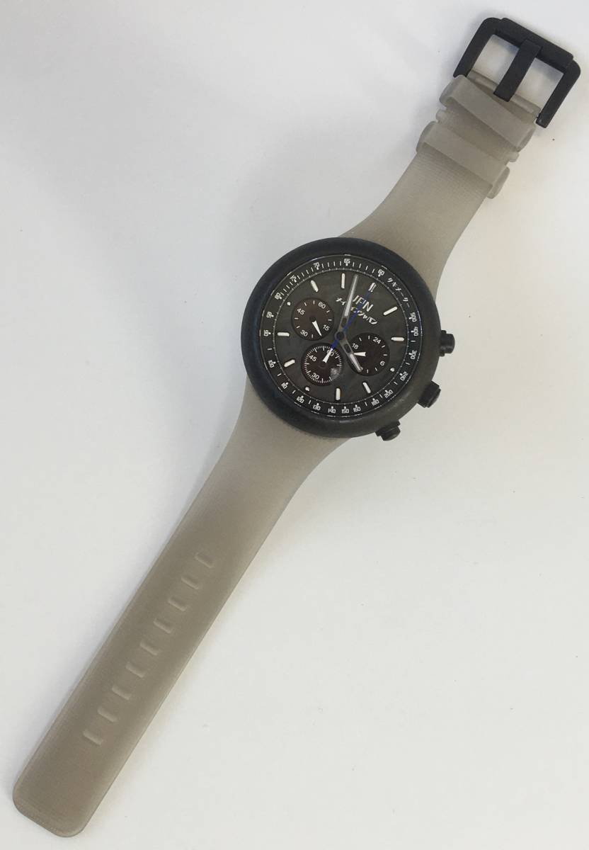 JPN 130R クロノグラフ ソーラー 腕時計【USED美品】日本製 稼動品_画像8