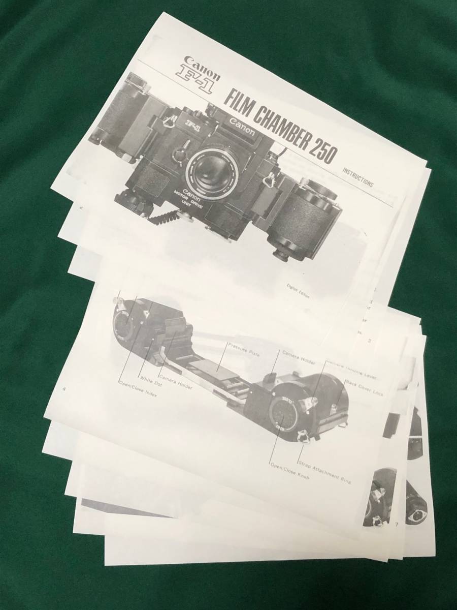 Canon FILM CHAMBER 250 旧F-1用250枚撮りチャンバー。新品未 Canon FILM CHAMBER 250 旧F-1用250枚撮りチャンバー。新品未