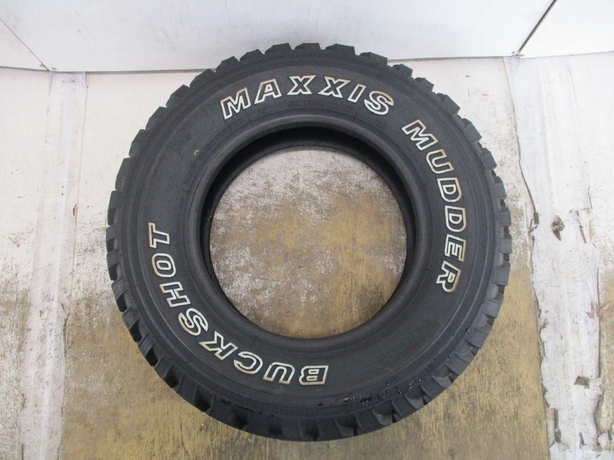 ■中古タイヤ■ 195R14C 8PR 106/104R MAXXIS MUDDER BUCK SHOT エブリイ等 夏タイヤ マッドタイヤ レア 激安 送料無料 B181_トラック