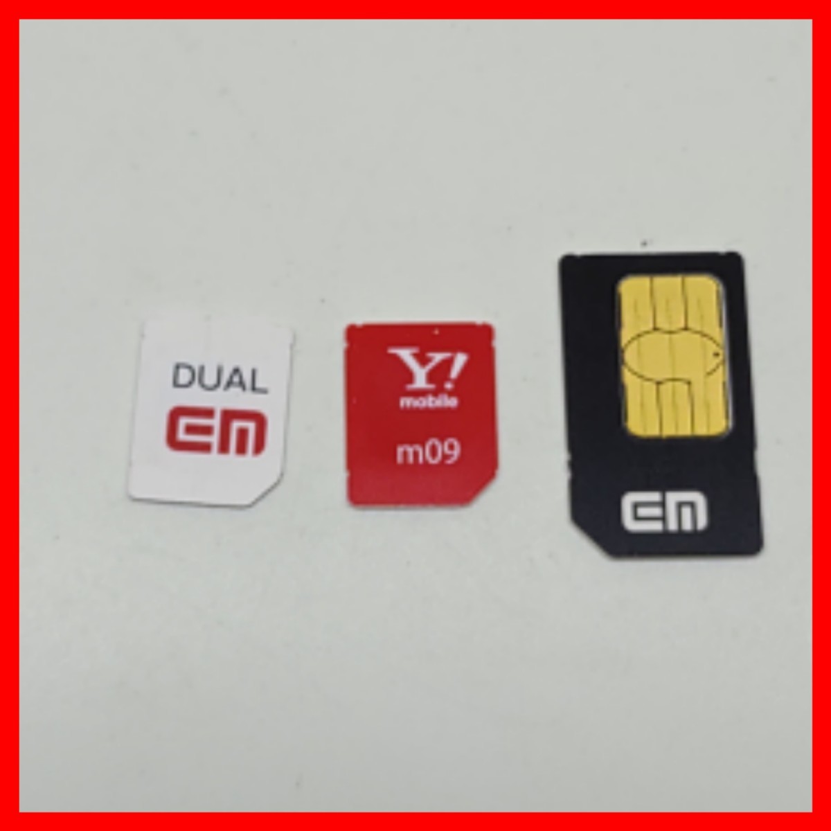 解約sim3枚　miniSIM,microSIM イー・モバイル Y!Mobile 初期化、アップデート等 アクティベーション SIMロック解除 EMOBILE SIMカード _画像1