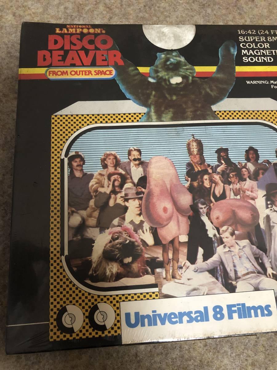 「Disco Beaver From Outer Space」 8㎜ film (1979 TV) SUPER8mm（Unopened）ディスコビーバー 未開封 8ミリフィルム 映画 洋画 現状渡し_画像5