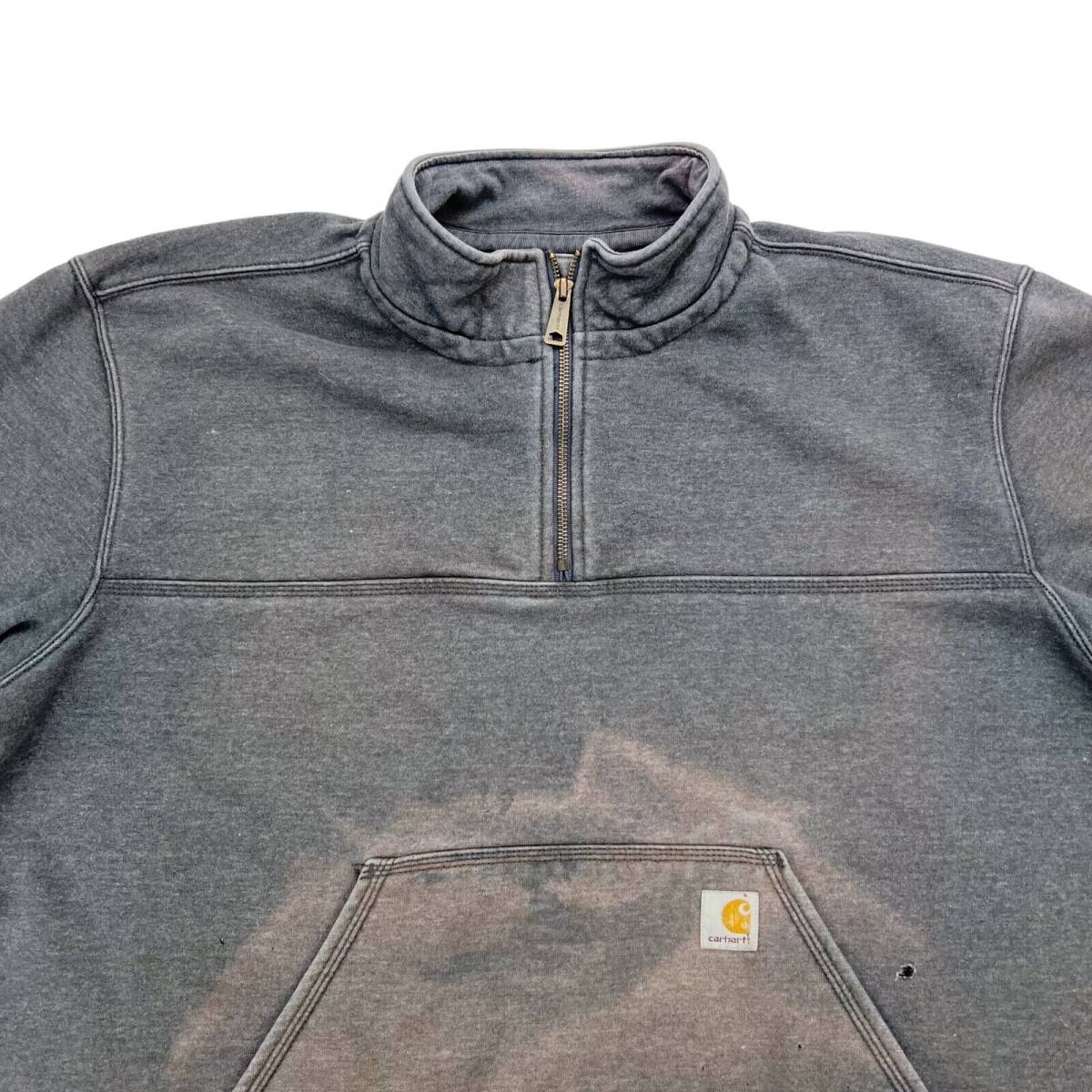 Yahoo!オークション - Carhartt Paxton 1/4 Zip Sweatshirt Mens Size ...