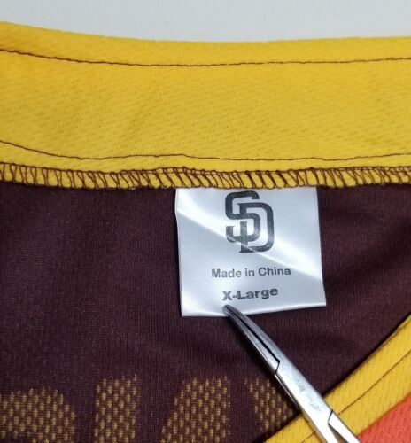 MLB San Diego PADRES Baseball KEVIN McREYNOLDS #18 SGA Brown JERSEY ADULT **XL 海外 即決_MLB San Diego PADR 5