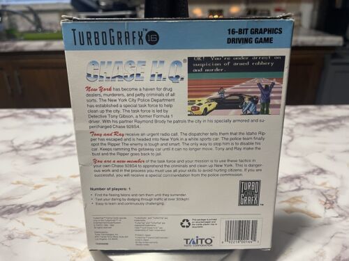 Chase H.Q. TurboGrafx-16 - Authentic - CIB Complete in Box 海外 即決_Chase H.Q. TurboGr 2