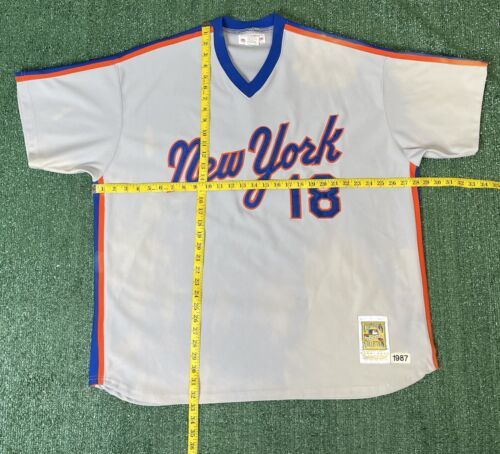 Vintage New York Mets Darryl Strawberry Jersey Size 3XL Mitchell & Ness 1987 海外 即決_Vintage New York M 5