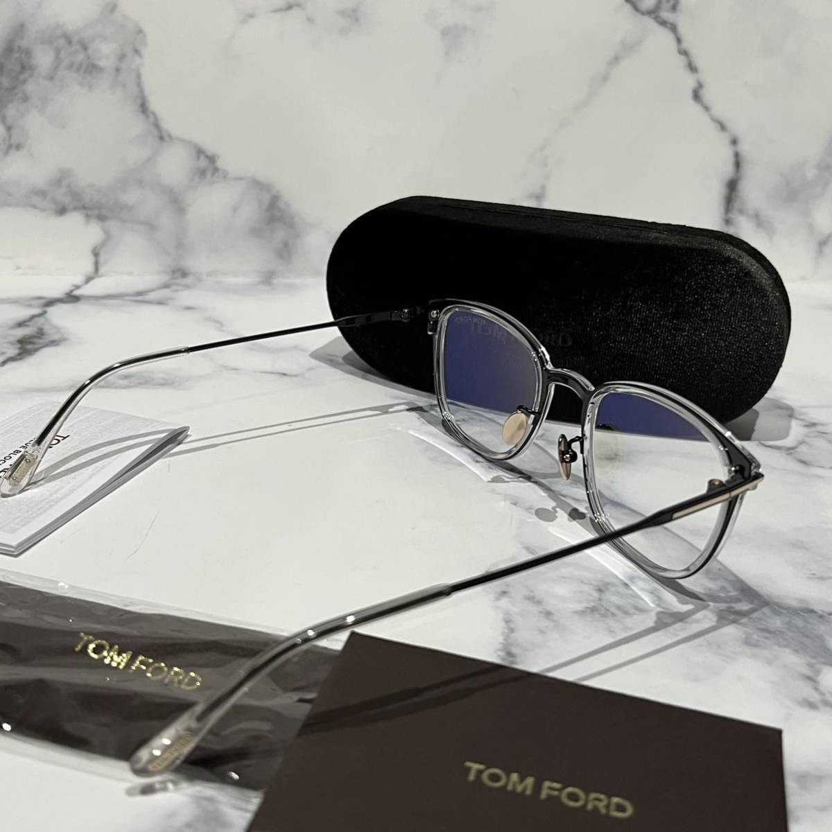 【 正規品 】新品 トムフォード TF5694 FT5694 001 眼鏡 サングラス tomford メガネ ブルーライトカット_画像4