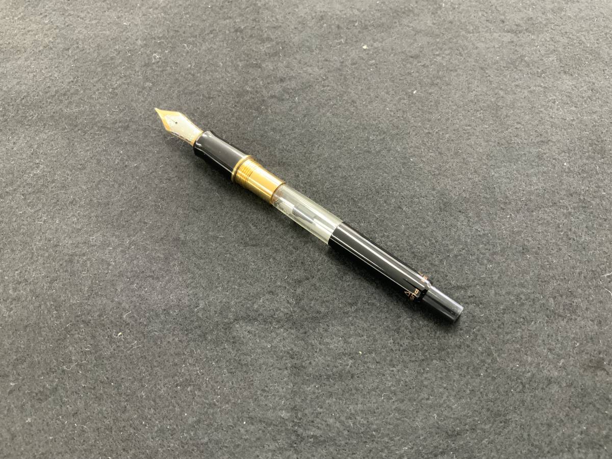 KJ0601-49 0887 【1円スタート】 PILOT パイロット カスタム 745 18K750 SM ゴールド 金張り 万年筆 S・M_画像5