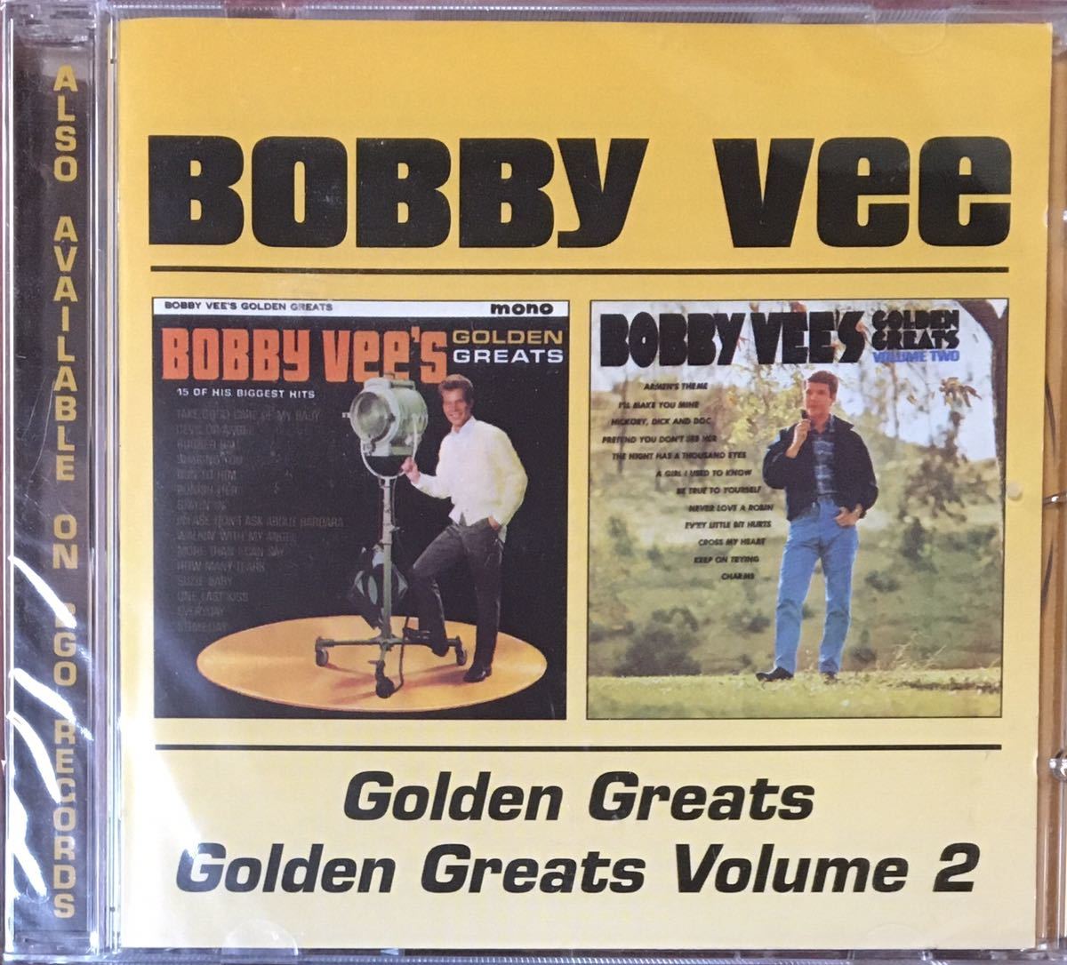 Bobby Vee/Golden Greats 1+2:60s/アメリカン・ビンテージポップ/ブリルビルディング/ロックンロール/GOFFIN & KING楽曲/The Crickets関連_画像1