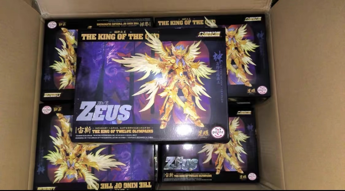 ☆送料無料☆TOY POINT Toypoint The Origin Of the Stars Zeus Deluxe Ver. 可動フィギュア 聖闘士聖衣神話EX_画像5
