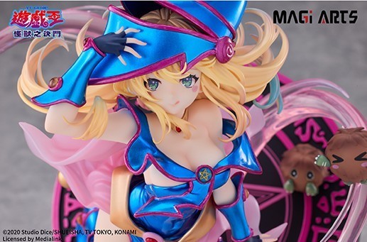 ☆送料無料☆MAGI ARTS 遊戯王 ブラック・マジシャン・ガール 1/6 フィギュア WF2023海外会場限定 メタリックカラー版 特典付き