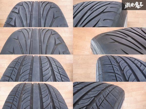 カールソン CR 1/16 ホイール 19インチ 8.5J +40 10J +45 タイヤ付 225/40R19 245/35R19 セダン VIP クラウン IS マークX ★ 棚1H22_画像9