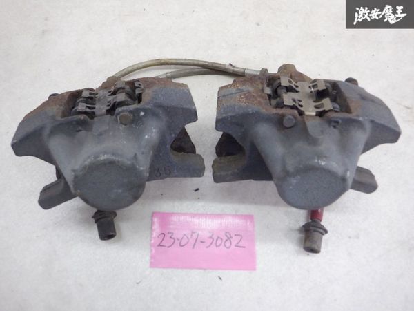 【最終値下】 トヨタ純正 JZS161 アリスト リア ブレーキ キャリパー 2POT 左右セット メッシュホース付き 棚2P24_画像1