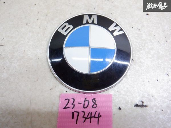 【最終値下】 BMW純正 BMWマーク エンブレム ブルー ホワイト 青 白 エンブレム単体 直径約8cm 103334-10 棚2Z10の画像1