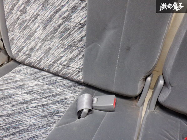 トヨタ純正 KZJ78W ランドクルーザープラド ランクル プラド サードシート 後部座席 左右 セット グレー系 ヘッドレスト付 棚2D15の画像4