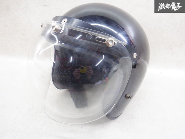 SHOEI ショウエイ FREEDOM フリーダム ヘルメット メット フルフェイス ブラック 製造年 2009年 11月 バイク 棚2H11_画像1