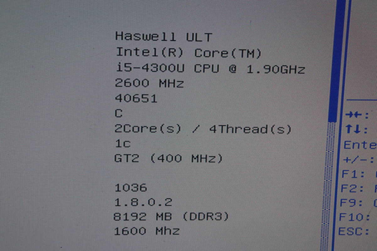 Y08/531 メーカー不明 小型 デスクトップパソコン2台セット CPU Core i5 7360U 2.3GHz/4300U 1.9GHz メモリ 8GB BIOS画面OK ジャンク_画像9