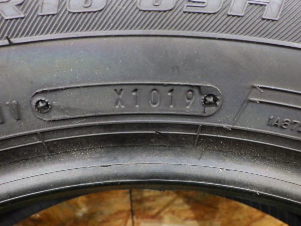 イエローハット ECOFINE 195/60R16 89H 2019年製 9~9.5分山 2本【夏タイヤ/16インチ】手渡し可_画像8