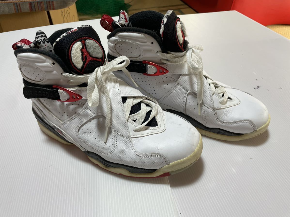 中古（傷や汚れあり） | NIKE◆AIR JORDAN 8 RETRO//305381-104 /26.5cm/WHT/_画像2