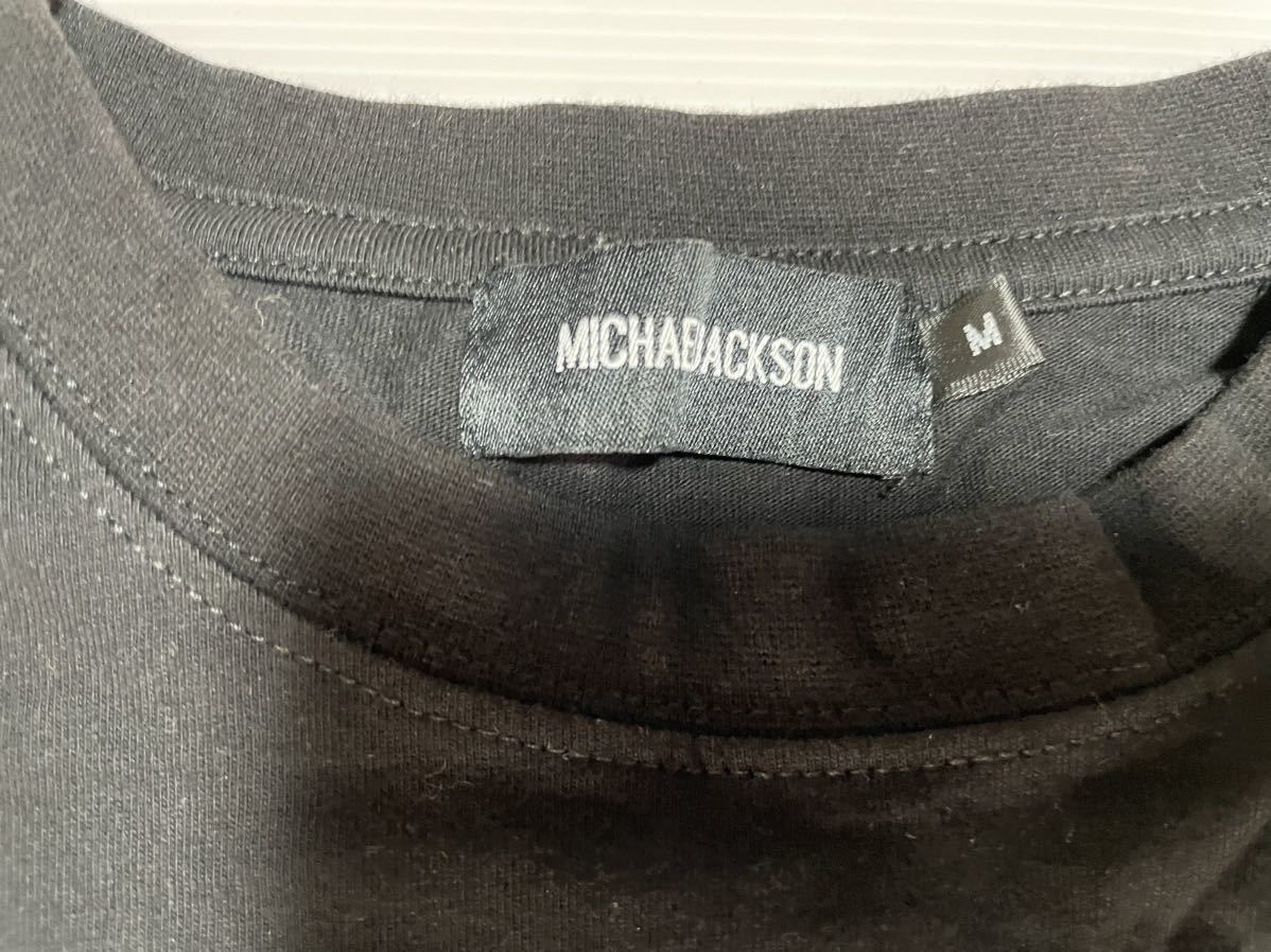 MICHAL JACKSON/Tシャツ/M/コットン/BLK/マイケルジャクソン ロックTシャツ_画像5