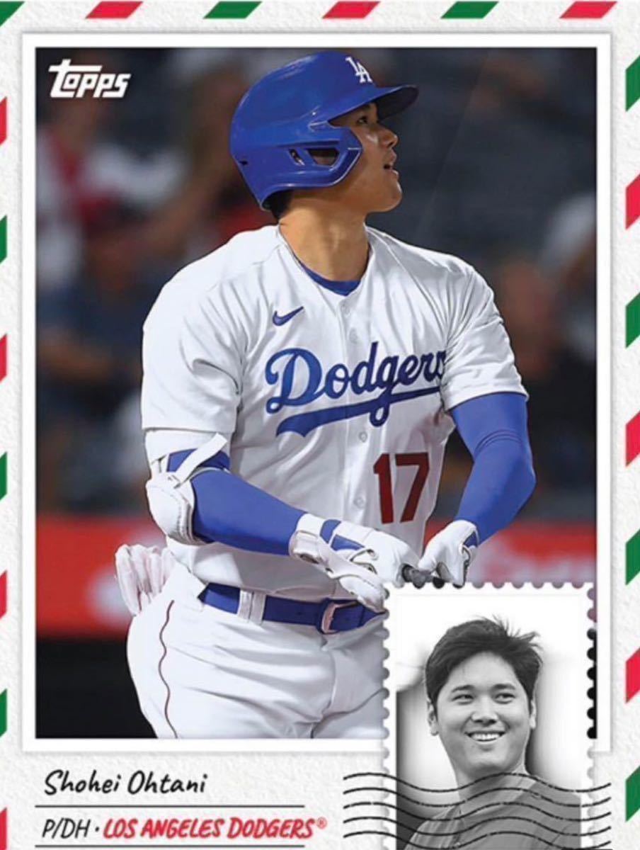 う.Shohei Ohtani - 2023 MLB TOPPS NOWTopps JP Card 大谷翔平　クリスマス_画像1