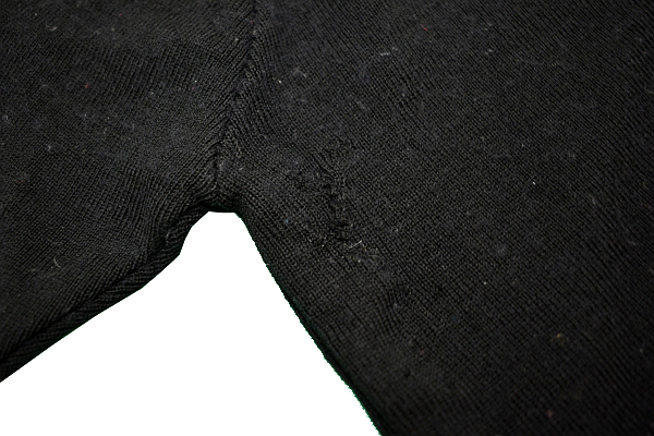 Y-7074★送料無料★FENDI mare フェンディ★FFロゴ ブラック黒色 半袖 ニット セーター S 相当 _画像8