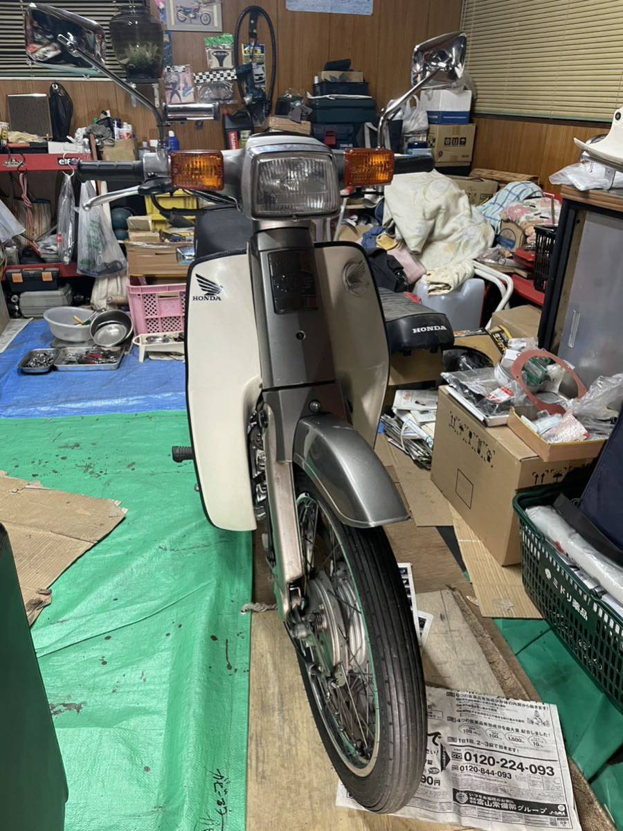 佐賀　スーパーカブ　125cc エンジンは未走行　HONDA ホンダ　バイク　カスタム　セル付き_画像10