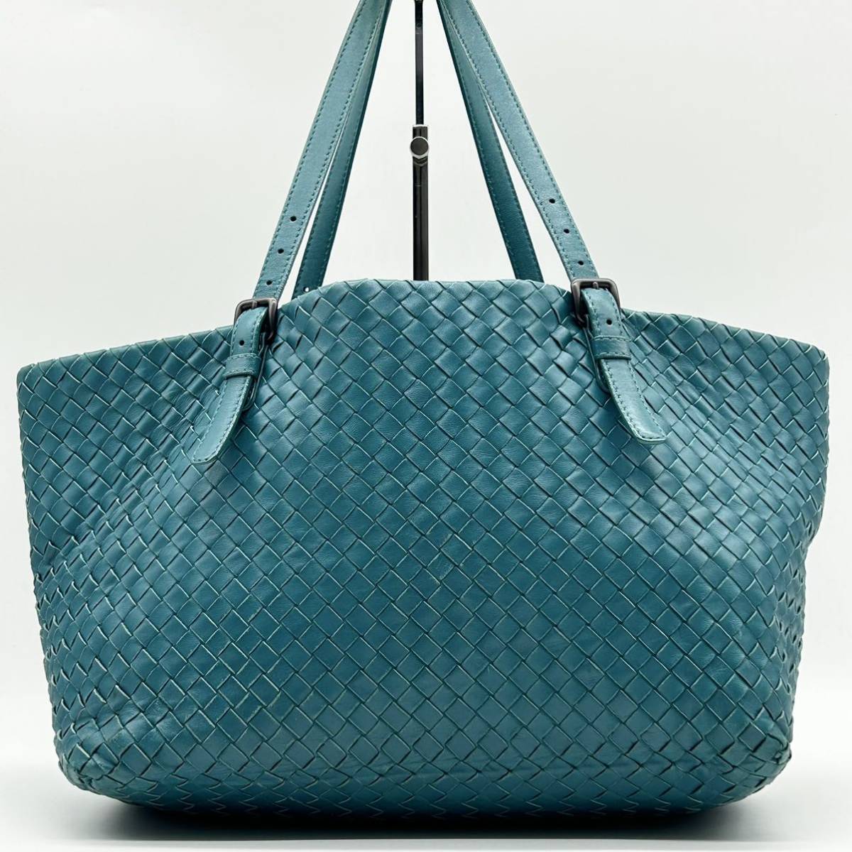 1円●高級●BOTTEGA VENETA ボッテガヴェネタ チェスタ 大容量 トートバッグ ビジネスバッグ 鞄 かばん イントレチャート A4 メンズ _画像2