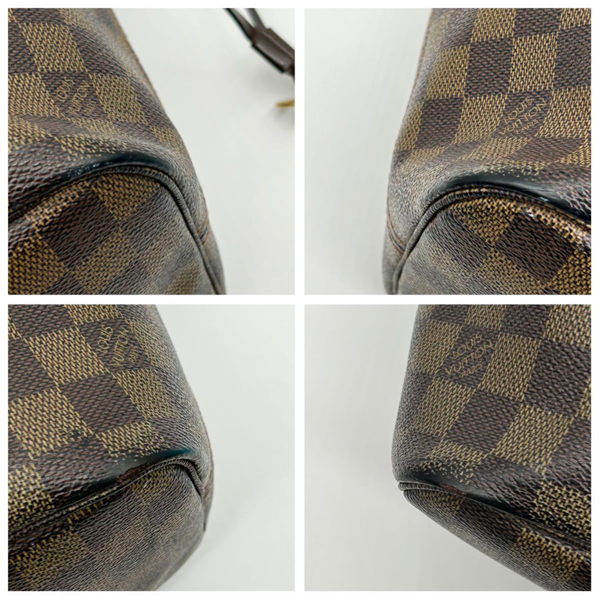 1円●高級●LOUIS VUITTON ルイヴィトン ネヴァーフルmm ダミエ トートバッグ ハンド ビジネス 鞄 かばん 肩掛け可 レザー PVC レディース_画像7