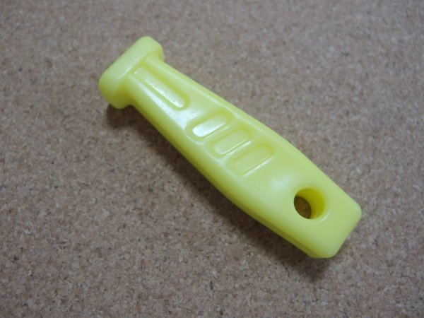 チェンソー目立用 丸ヤスリ 4.0mm (5/32) 3本セット 黄色プラスチックハンドル1本付_画像3