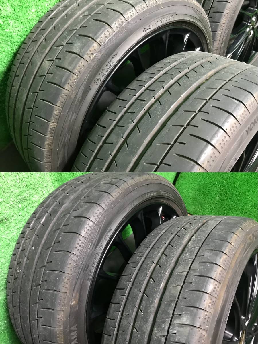 BMW 116i スポーツ 1A16 外し ワーク WORK 1L-1F5 17インチタイヤホイールセット PCD：120　7.5J+35 215/45R17 2020年製タイヤ　バリ山_画像10