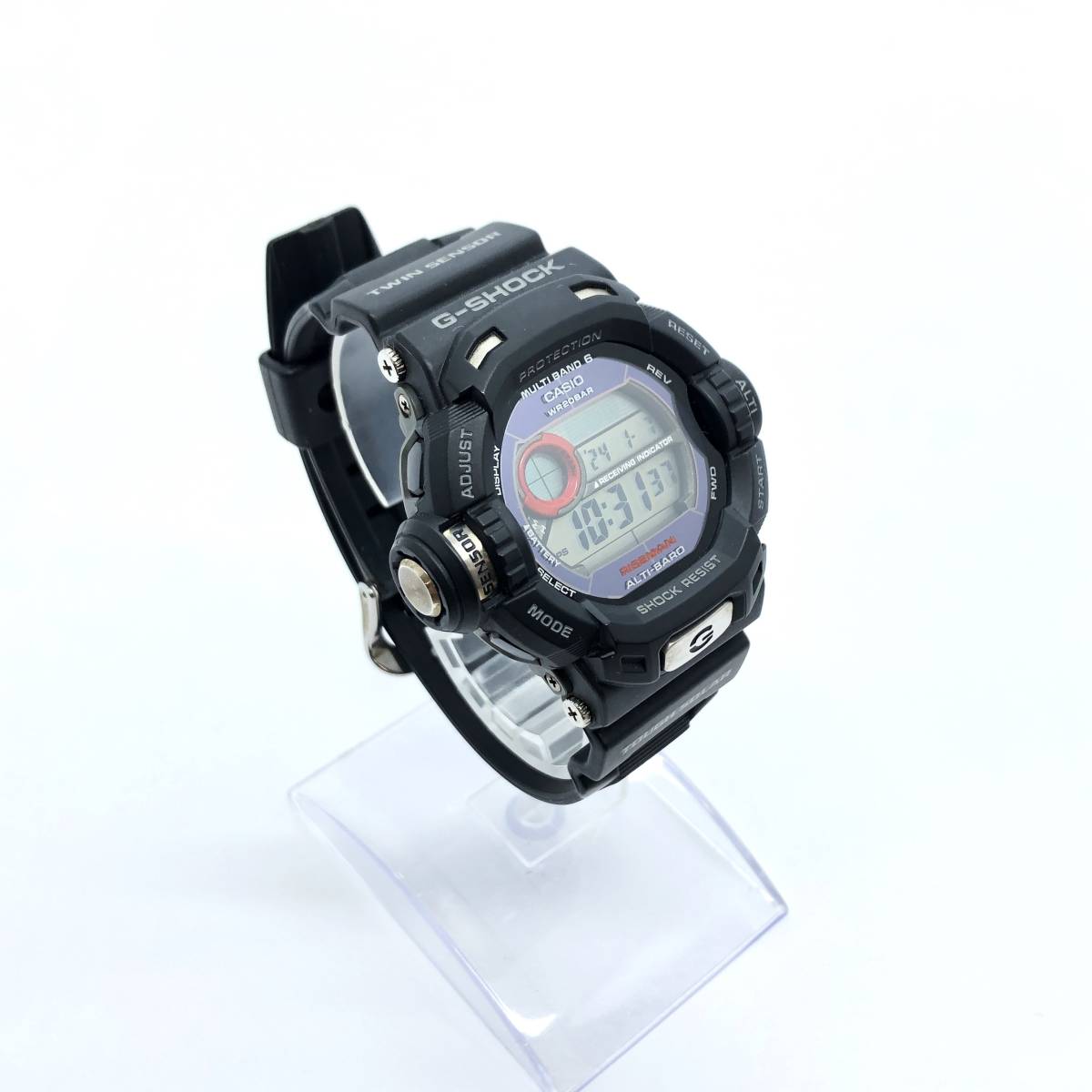 CASIO G-SHOCK GW-9200J RISEMAN カシオ ジーショック ライズマン 電波ソーラー タフソーラー 稼働品 現状品 デジタル 時計 腕時計 #8700_画像4