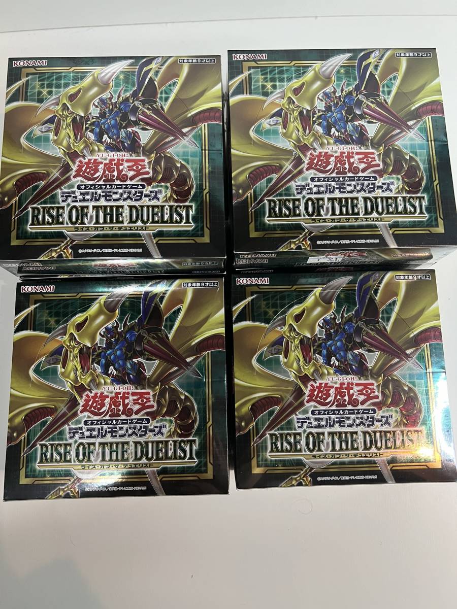 新品未開封　遊戯王 OCG　デュエルモンスターズ RISE OF THE DUELIST　ライズオブザデュエリスト　10BOX　廃版　絶版　シュリンク付き