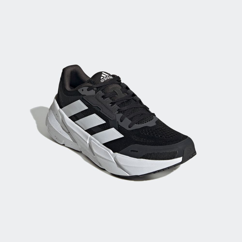 15,000円! 25.5cm 新品 adidas adistar 厚底 ランニングシューズ アディスター クッション 反発 高機能 ジョグ ジョギング 黒 ブラック 255_画像2