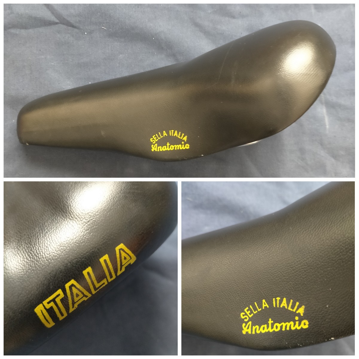 [80s* Vintage ]SELLA ITALIA Selle Italia ANATOMIC saddle Italy made MADE IN ITALY