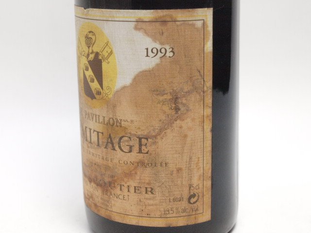 ラベル汚れ★★M.Chapoutier M.シャプティエ エルミタージュ ル・パヴィヨン 1993年 750ml/13.5%★AY96883_画像5