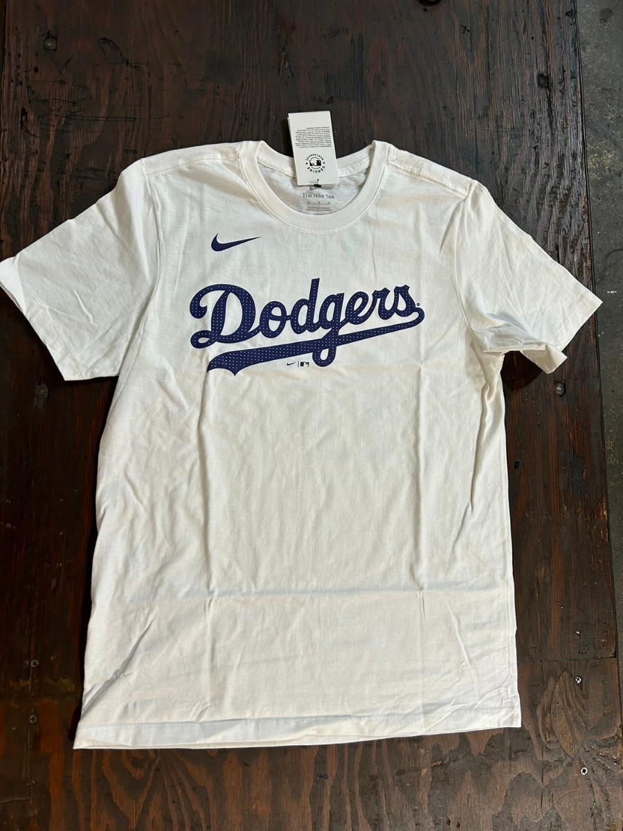 MLB公式品 #2ナイキ製　大谷翔平　ドジャース　Ｔシャツ　ホームカラーの白　Ｍサイズ　普通の男性着られます。_画像7
