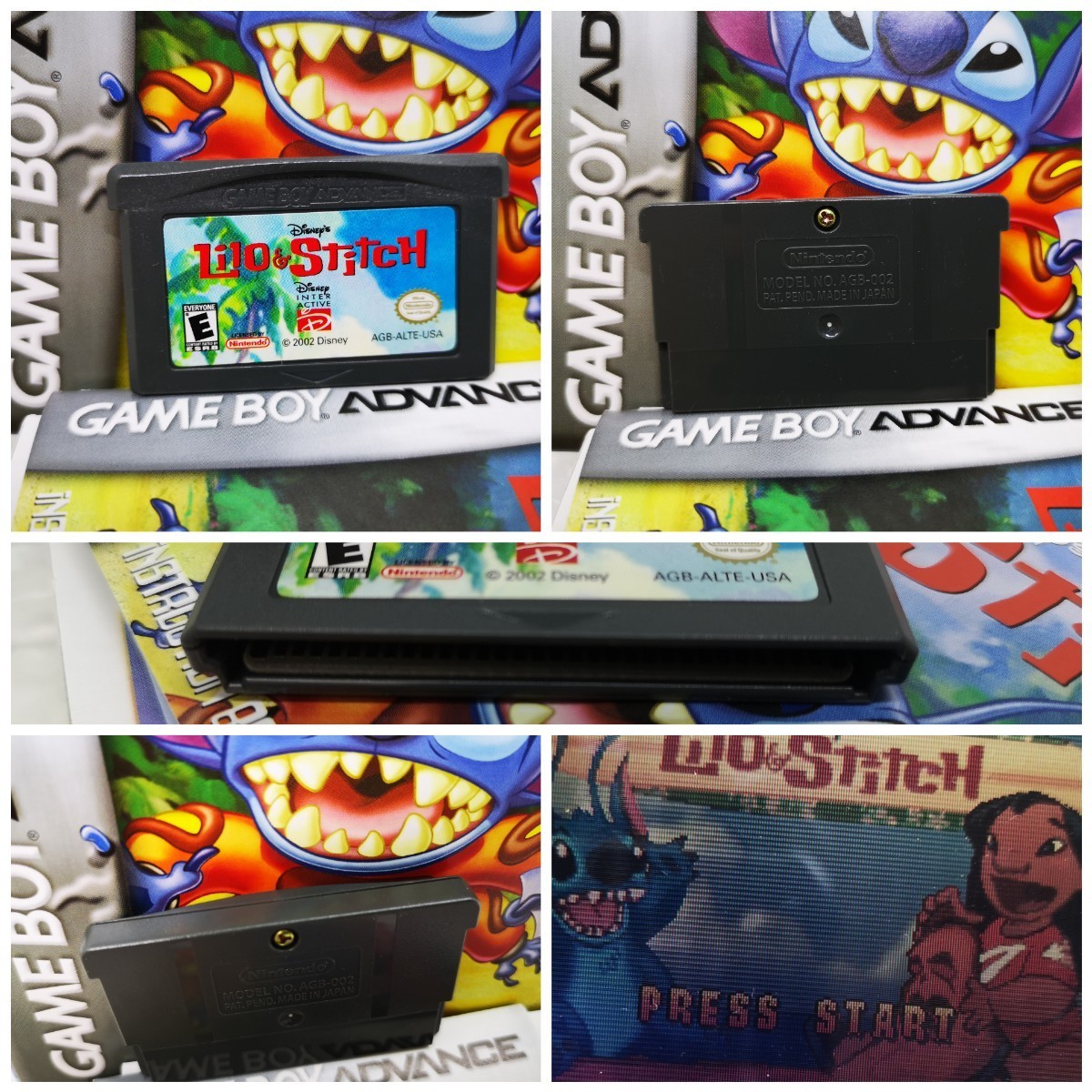 【美品・箱説チラシ付き◆GBA リロ＆スティッチ lilo＆stitch Disney 海外版 他にも出品中、※匿名・同梱可 】ゲームボーイアドバンス/U3_画像4